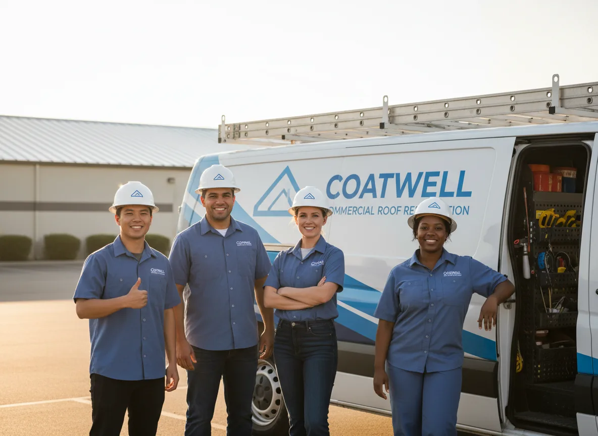 Commercial roof coating company in Powers, MI